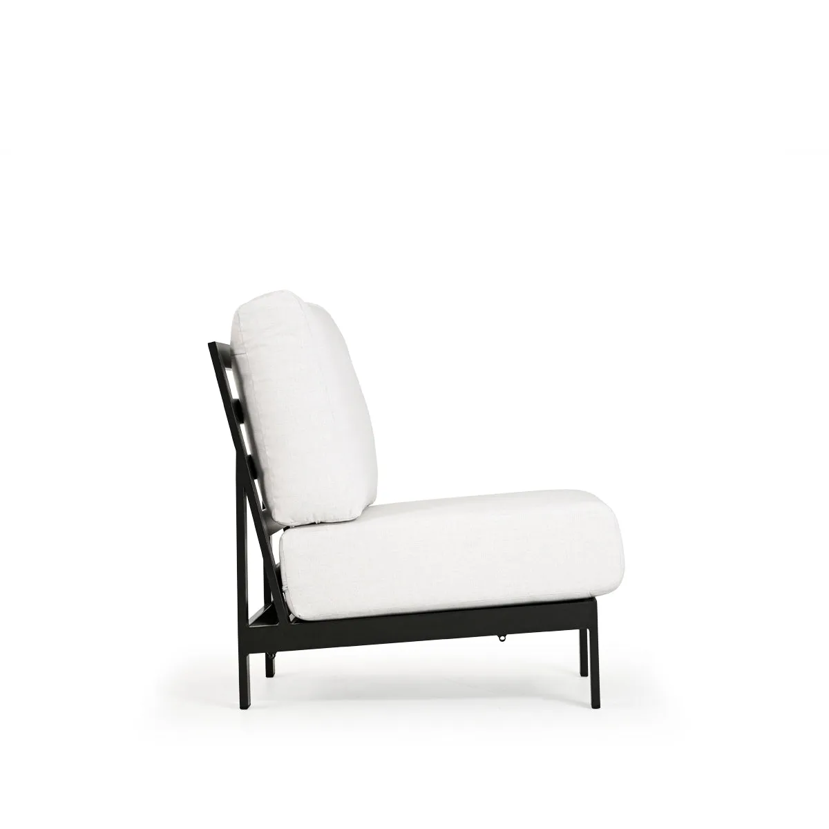Costa Outdoor Aluminum Armless Chair