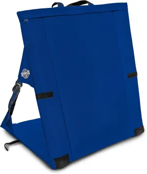 Crazy Creek Original LongBack Chair, Portable Chair for Camping and Stadiums, High Density Foam Cushion, Comfortable and Adjustable Back Support, Lightweight and Foldable, Blue