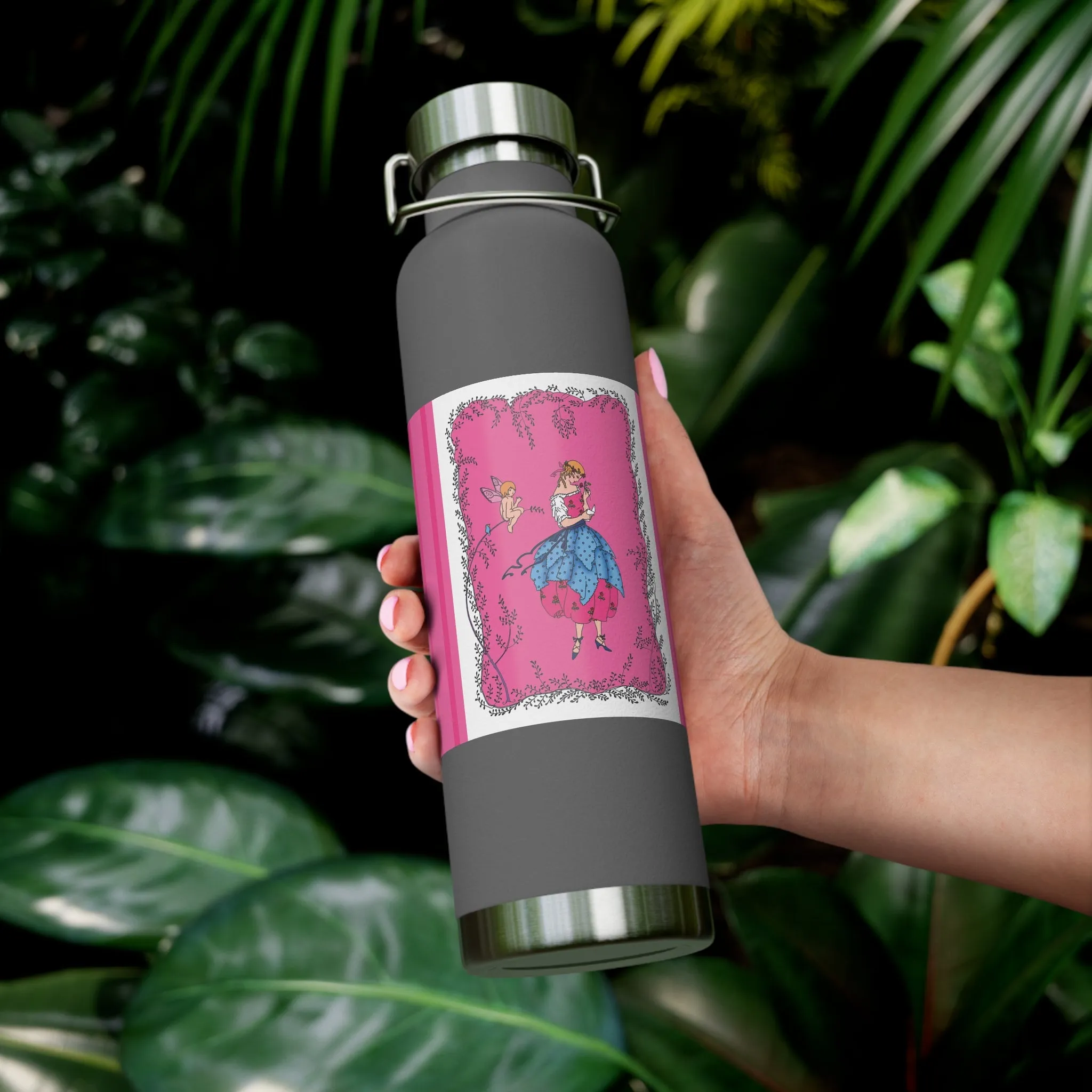 Cupid’s Charm Copper Vacuum Insulated Bottle, 22oz