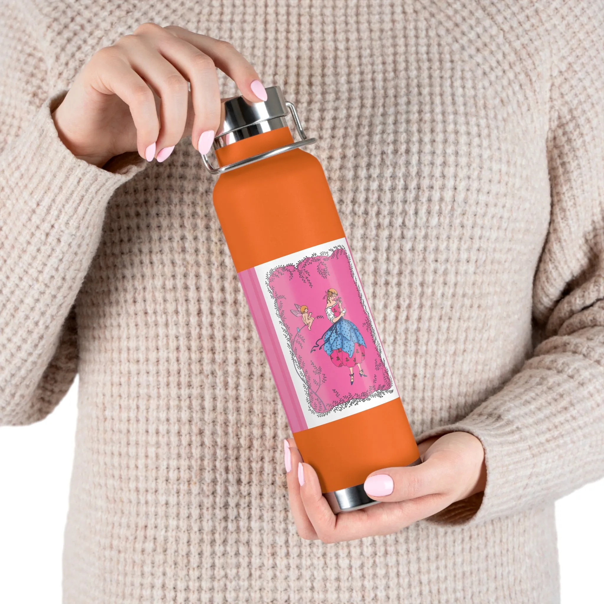 Cupid’s Charm Copper Vacuum Insulated Bottle, 22oz