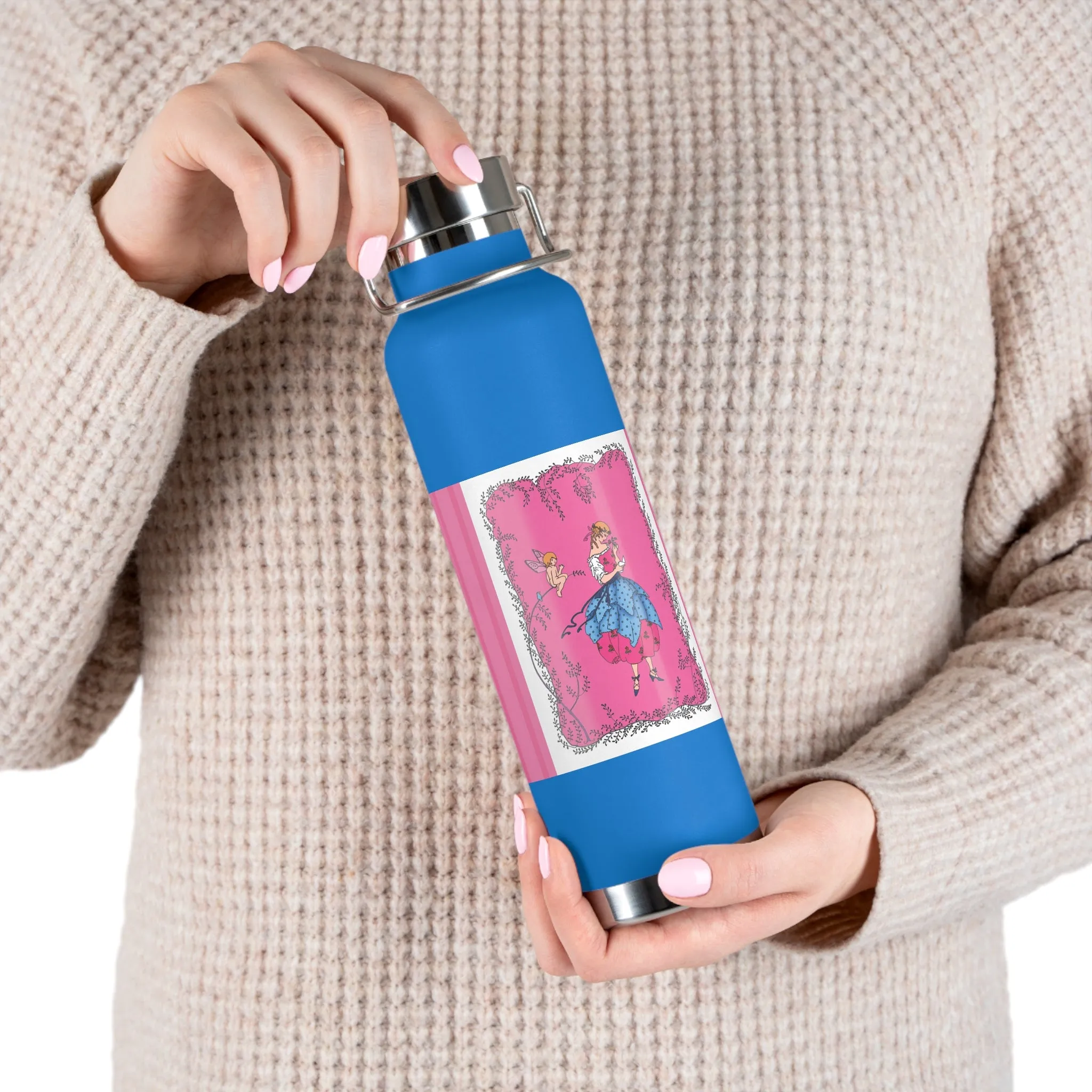 Cupid’s Charm Copper Vacuum Insulated Bottle, 22oz