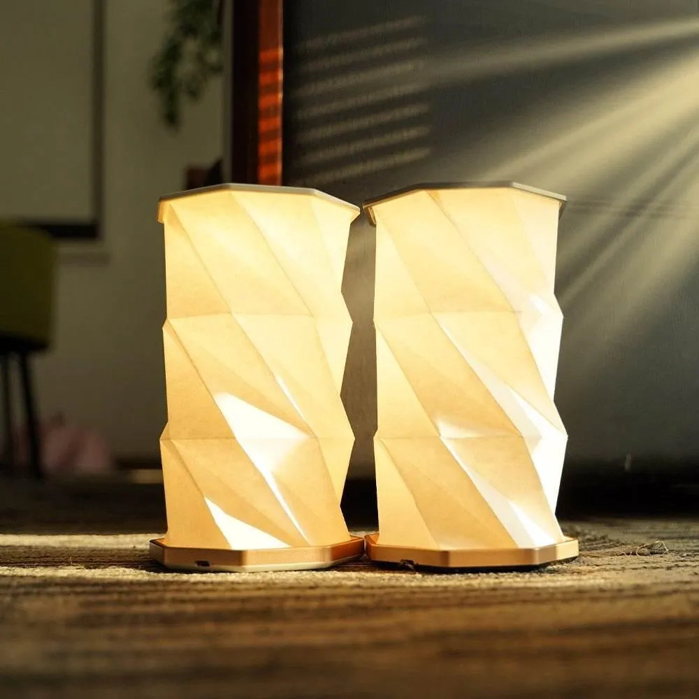 Dimmable Paper Lantern - Origami Glow Design