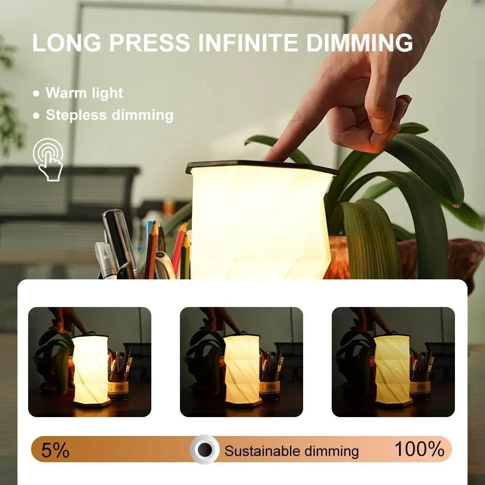 Dimmable Paper Lantern - Origami Glow Design
