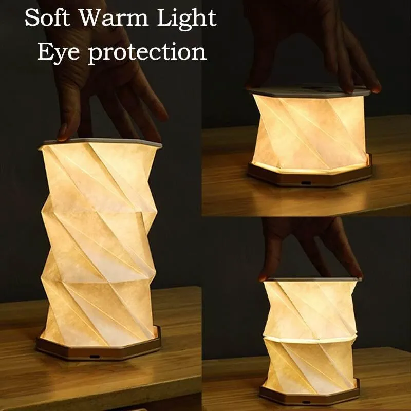 Dimmable Paper Lantern - Origami Glow Design