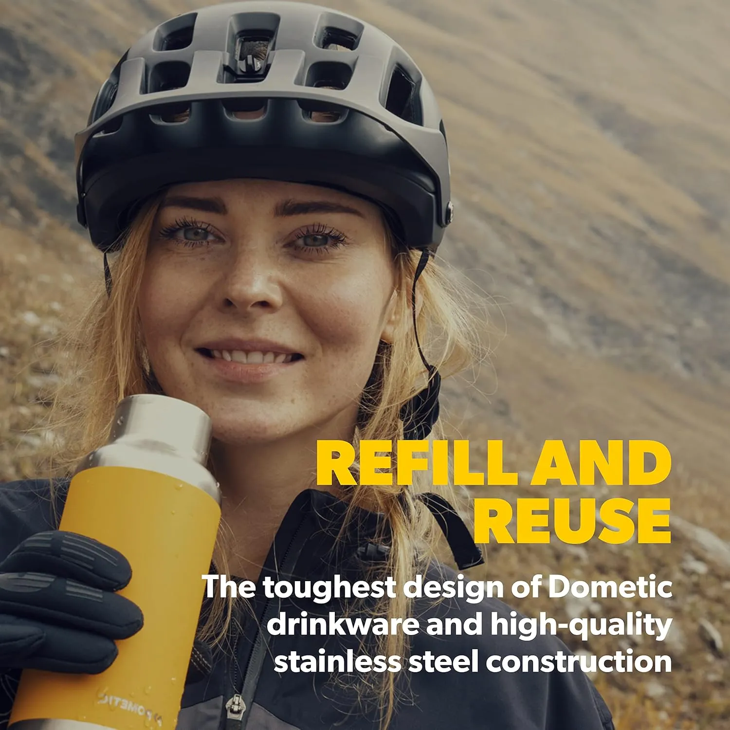 Dometic Stainless steel insulated bottle (16 oz, Moss)
