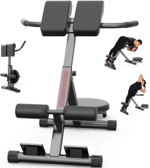 Dumbbell Bench Folding Weight Bench,Dumbbell Fitness Chair,Roman Chair for Home with Twist Waist Plate Home Foldable Waist Fitness Equipment