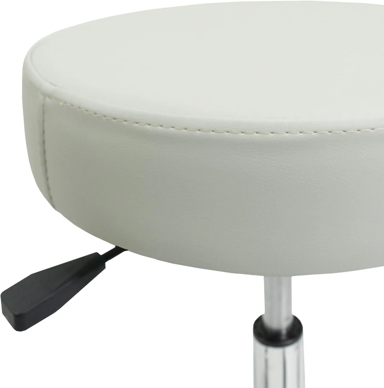 EARTHLITE Pneumatic Massage Salon Drafting Stool - No Leaking (vs. Hydraulic), Adjustable, Rolling, CFC-Free / Medical Spa Facial Chair
