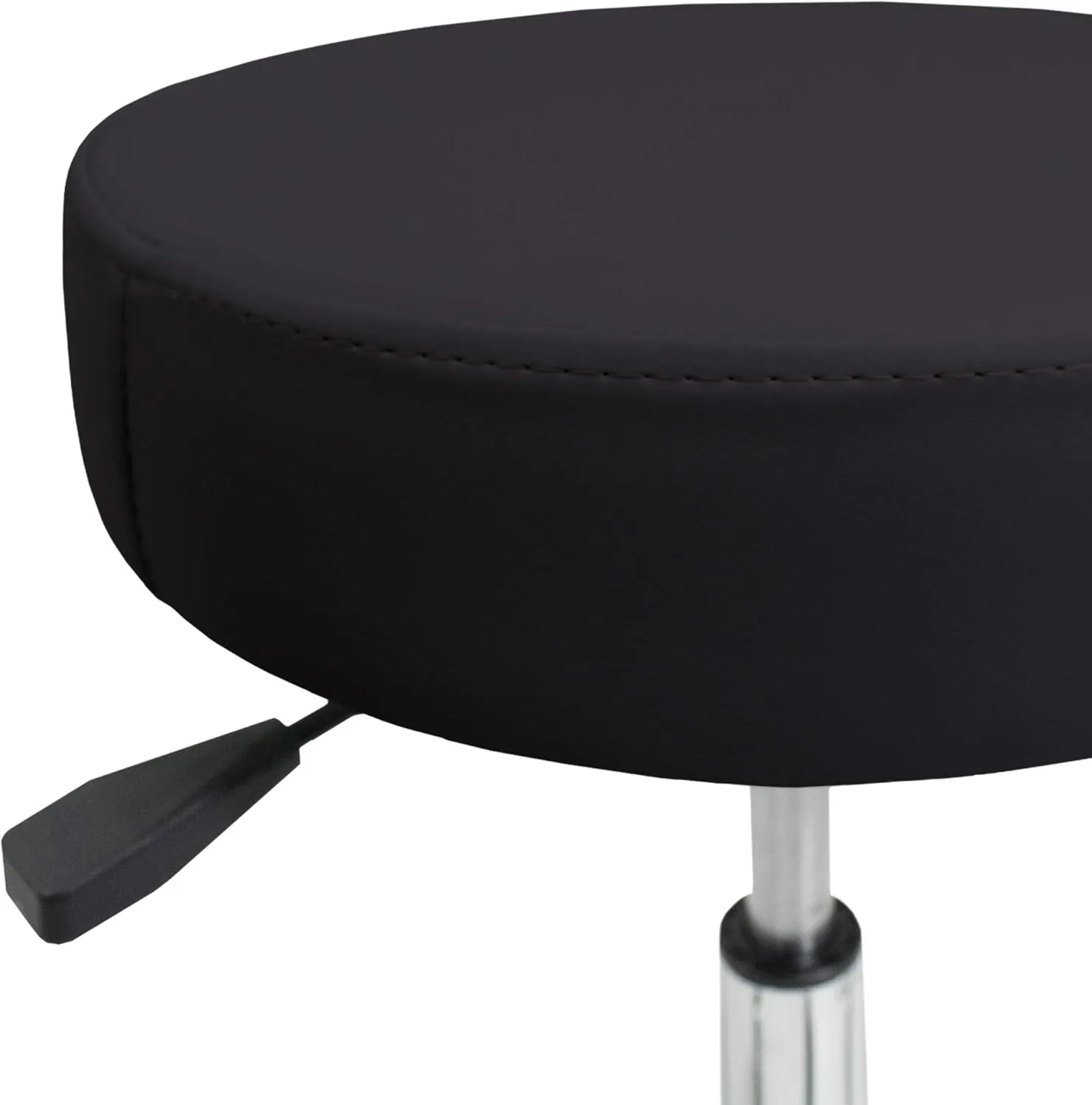 EARTHLITE Pneumatic Massage Salon Drafting Stool - No Leaking (vs. Hydraulic), Adjustable, Rolling, CFC-Free / Medical Spa Facial Chair