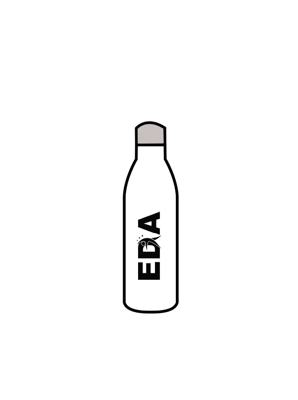 EMILY'S DANCE ACADEMY - WATER BOTTLE WHITE (IN-STOCK)