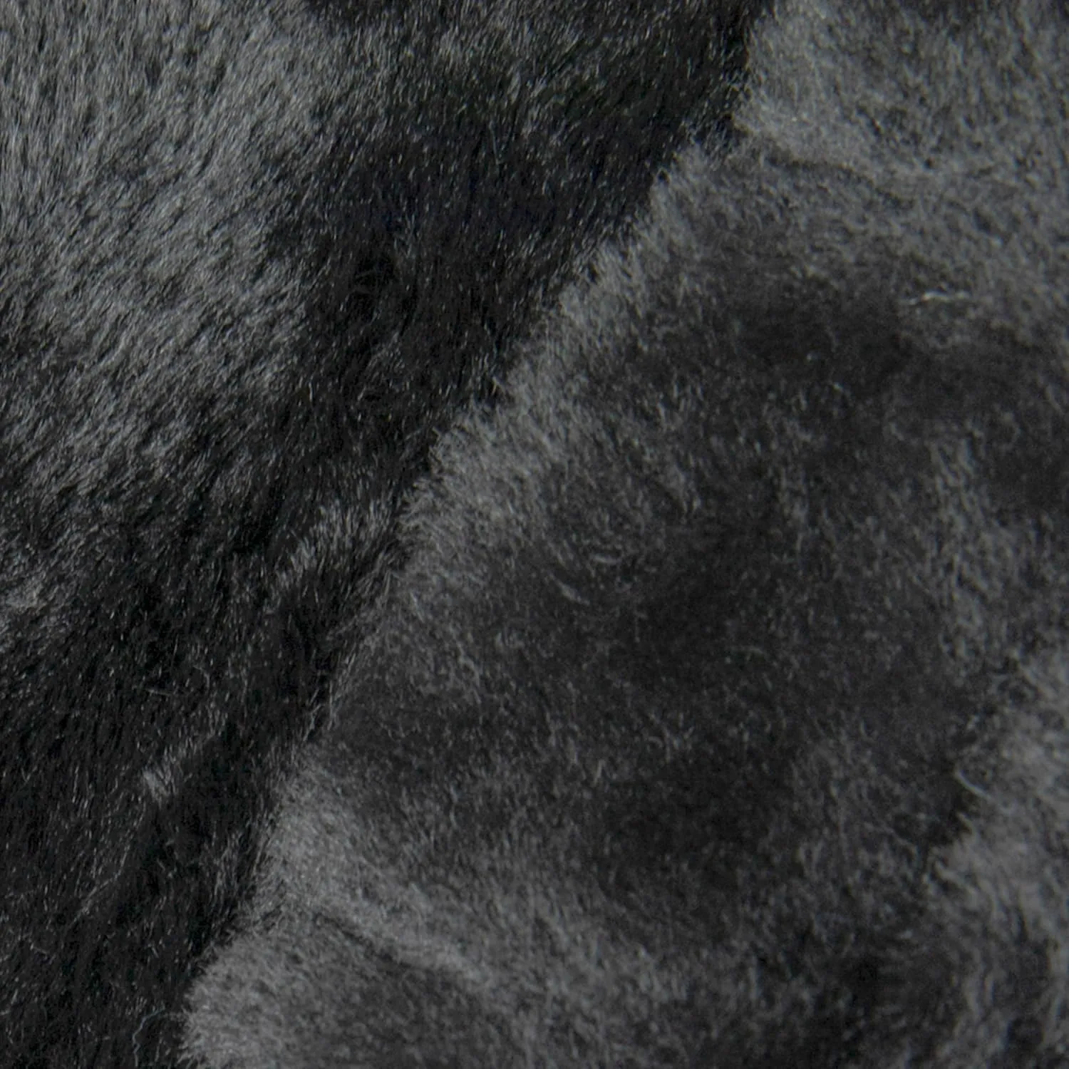 EMMA   OLIVER Daisy Small Black Furry Bean Bag Chair for Kids and Teens