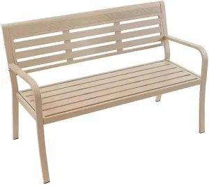 ENGENDER Outdoor Bench Park Chair Outdoor Bench Waterproof Rest Bench Open-air Community Leisure Bench Outdoor Backrest Chair Garden Bench (Color : C)