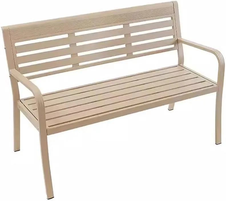 ENGENDER Outdoor Bench Park Chair Outdoor Bench Waterproof Rest Bench Open-air Community Leisure Bench Outdoor Backrest Chair Garden Bench (Color : C)