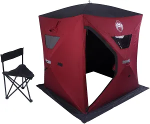 FastFish Series Pop-Up Portable 2-3 Person Ice Fishing Shelter