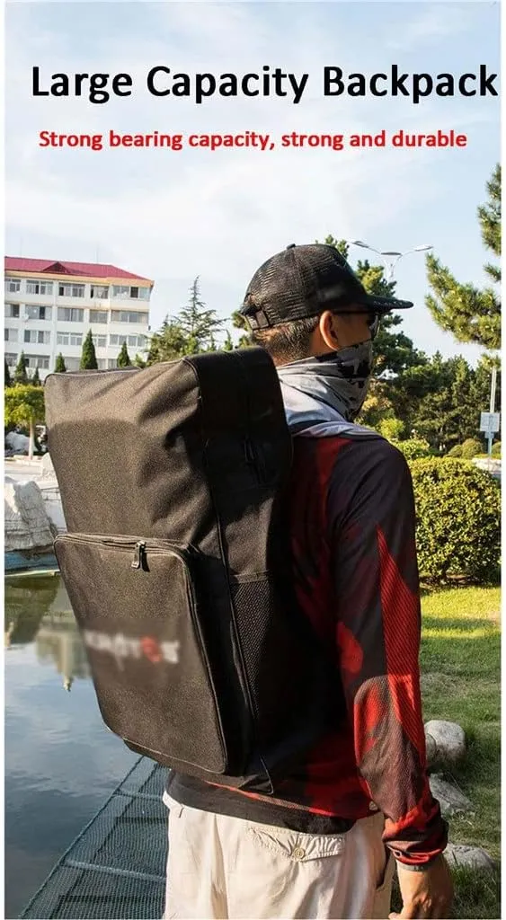 Fishing Chair Fishing Stool Outdoor All-Terrain Aluminum Armchair Folding Multi-Functional Portable Fishing Gear Chair(E)