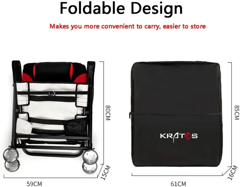 Fishing Chair Fishing Stool Outdoor All-Terrain Aluminum Armchair Folding Multi-Functional Portable Fishing Gear Chair(E)