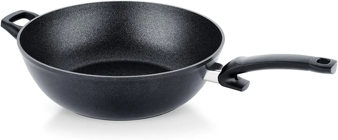 Fissler Adamant Non-Stick Wok Pan - 12.6" - Premium German Quality - For All Cooktops - Non-Stick Silicon Carbide Surface - Dishwasher Safe - Made in Germany
