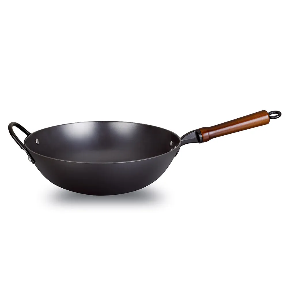 Fissler All-Purpose Cast Iron Non-Stick Wok - 34cm