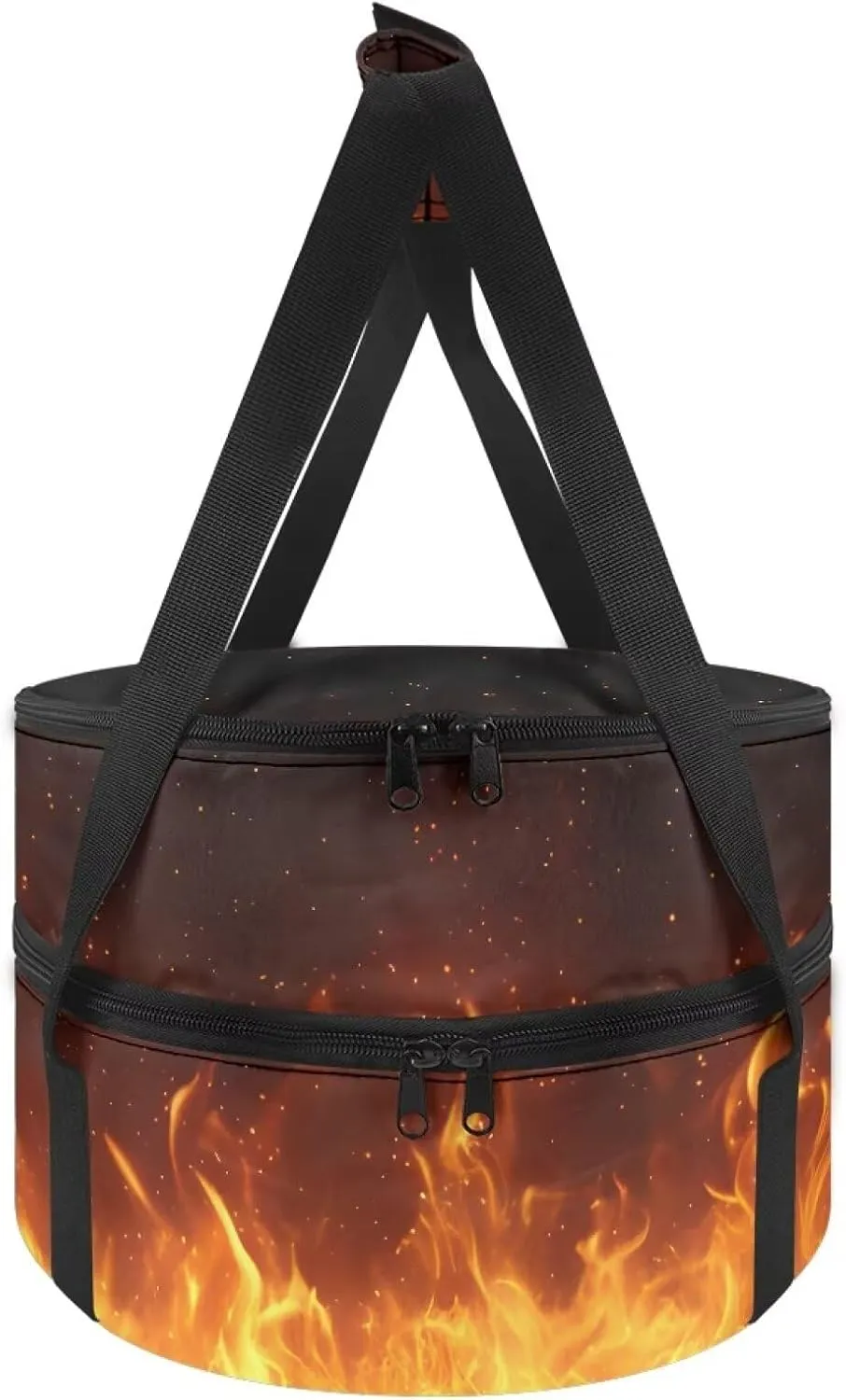 Flame Casserole Carrier Bag Case with Lid And Handle Insulated Casseroles Carriers Portable Food Warmer Carriers for Transport Picnic Baking Crust