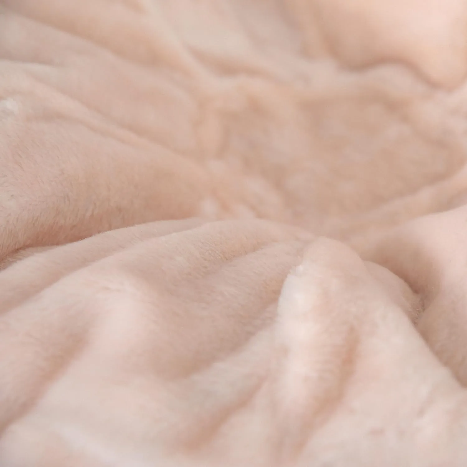 Flash Furniture Dillon Small Blush Furry Bean Bag Chair for Kids and Teens