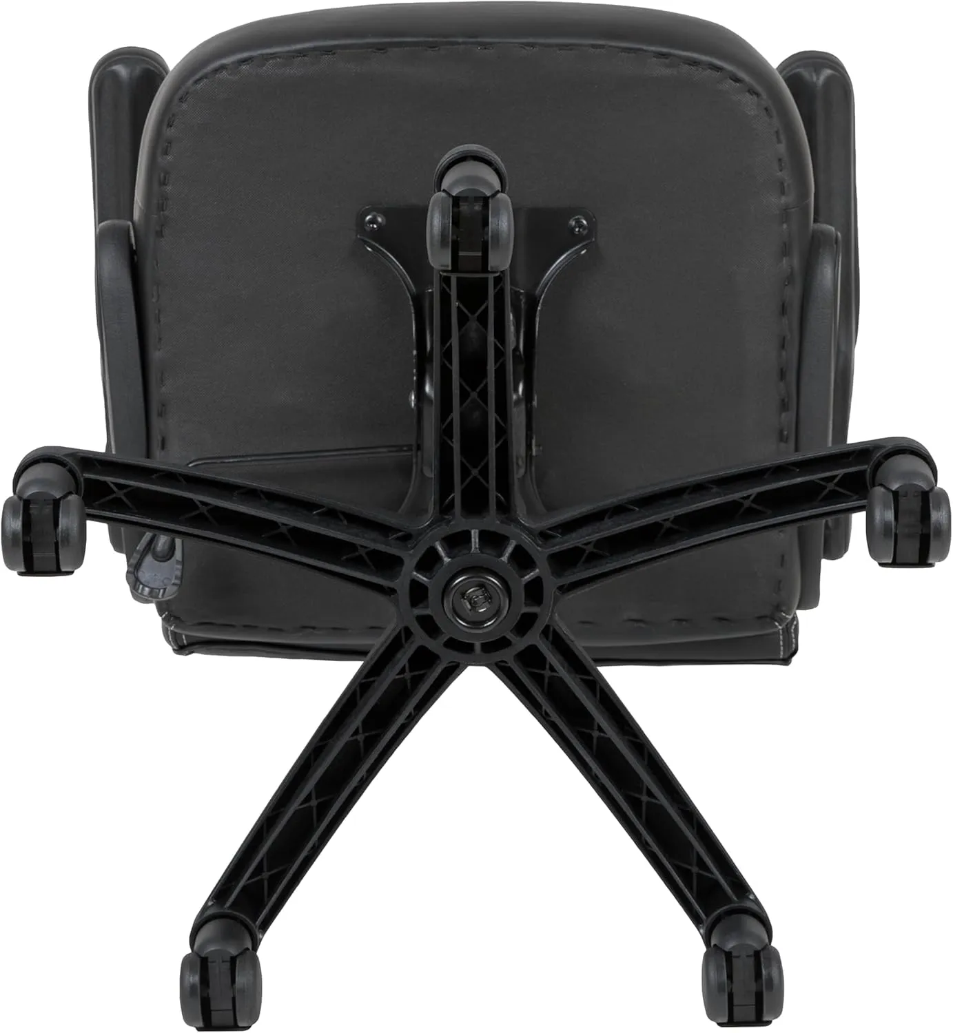 Flash Furniture X10 High-Back LeatherSoft Racing Style Gaming Chair with Flip-Up Arms, Ergonomic Padded Swivel Computer Chair, Black