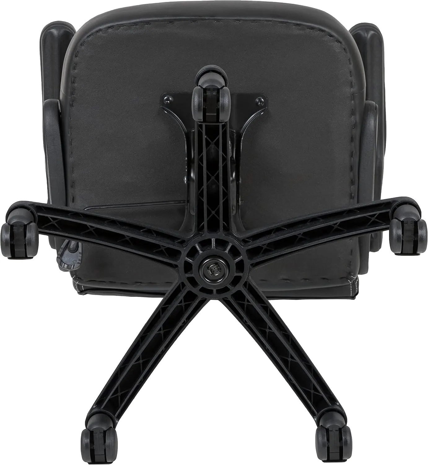 Flash Furniture X10 High-Back LeatherSoft Racing Style Gaming Chair with Flip-Up Arms, Ergonomic Padded Swivel Computer Chair, Gray/Black