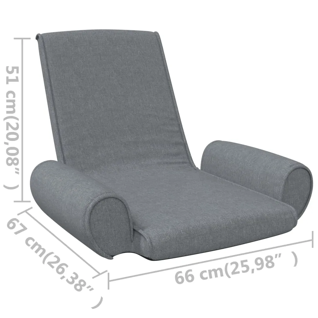 Floor Chair Home Office Lounge Chair Chaise Lounge Floor Lounger Fabric