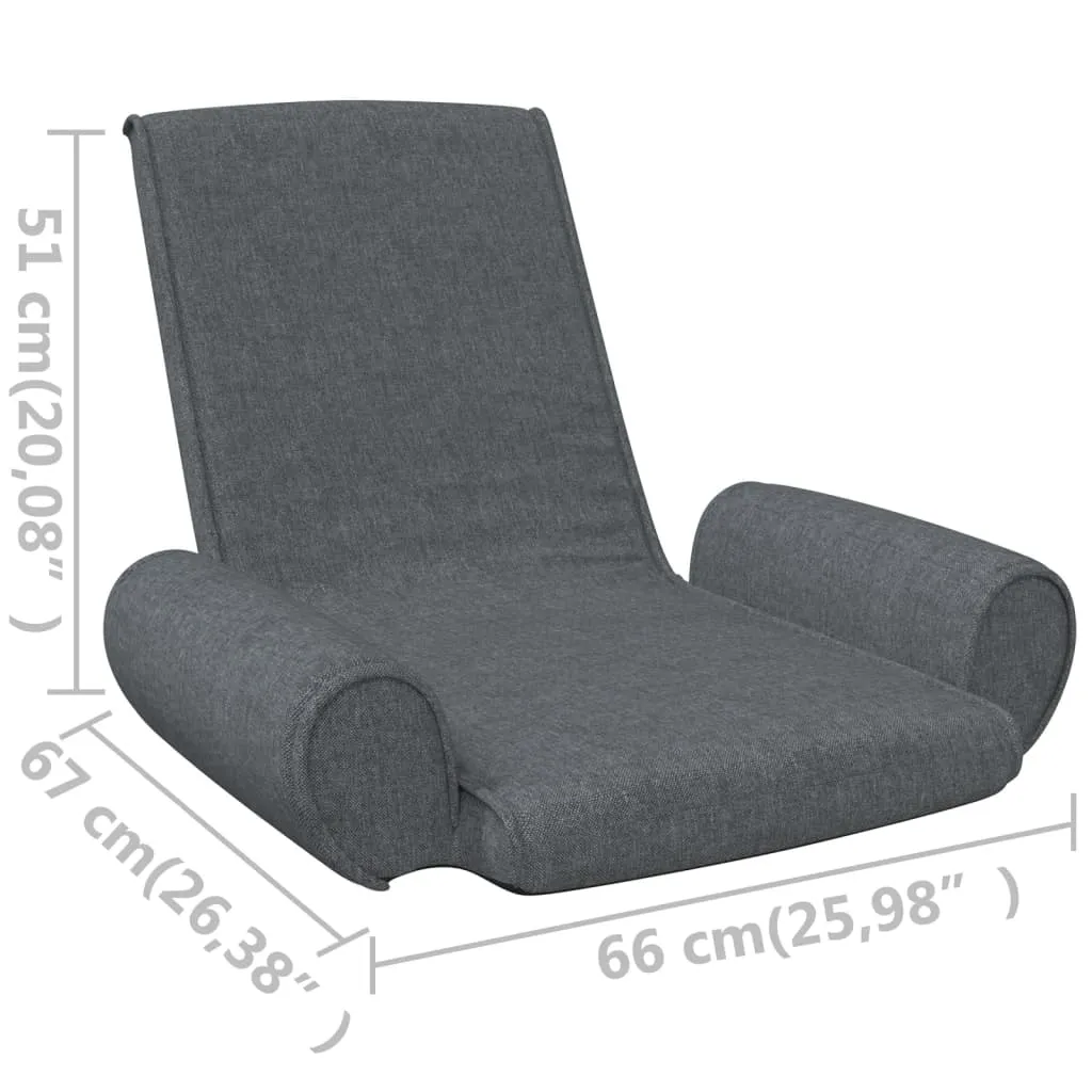 Floor Chair Home Office Lounge Chair Chaise Lounge Floor Lounger Fabric