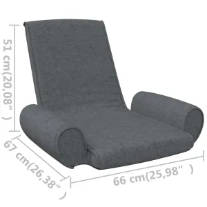 Floor Chair Home Office Lounge Chair Chaise Lounge Floor Lounger Fabric