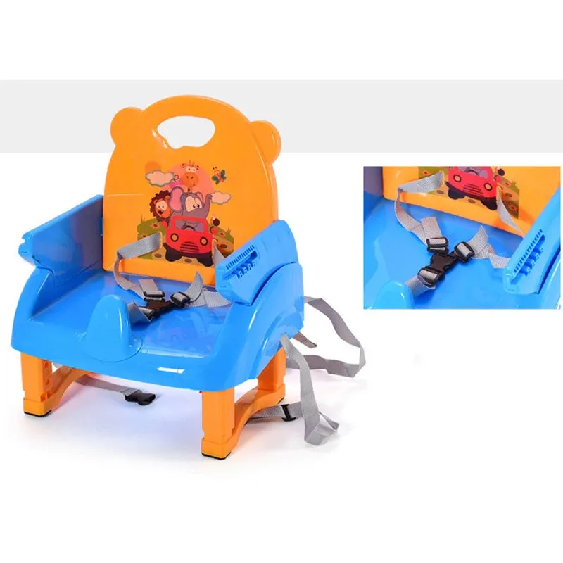 Foldable Baby Highchair Portable Kids Dining Table