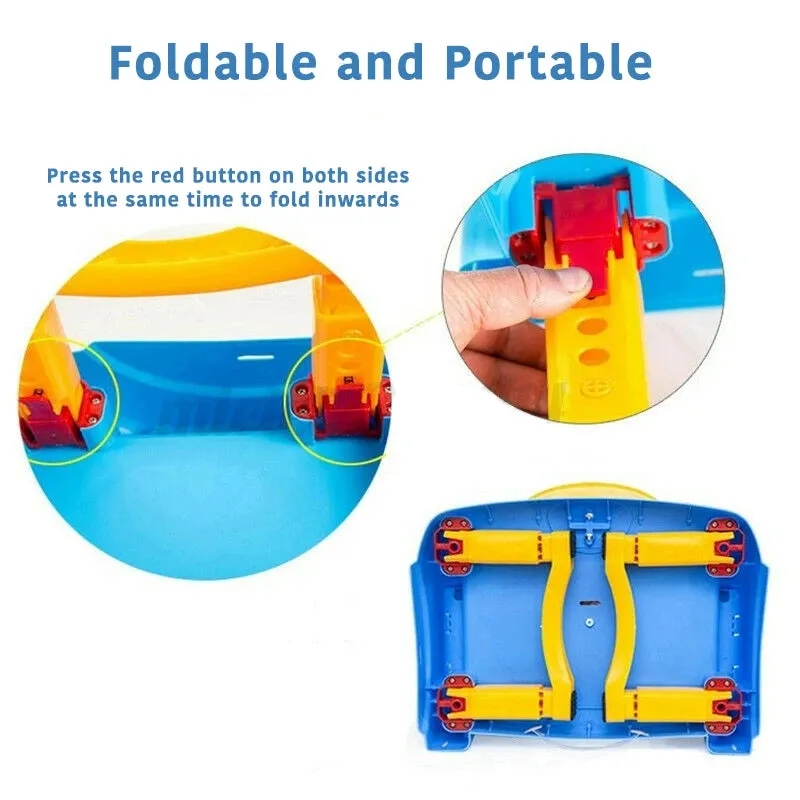 Foldable Baby Highchair Portable Kids Dining Table