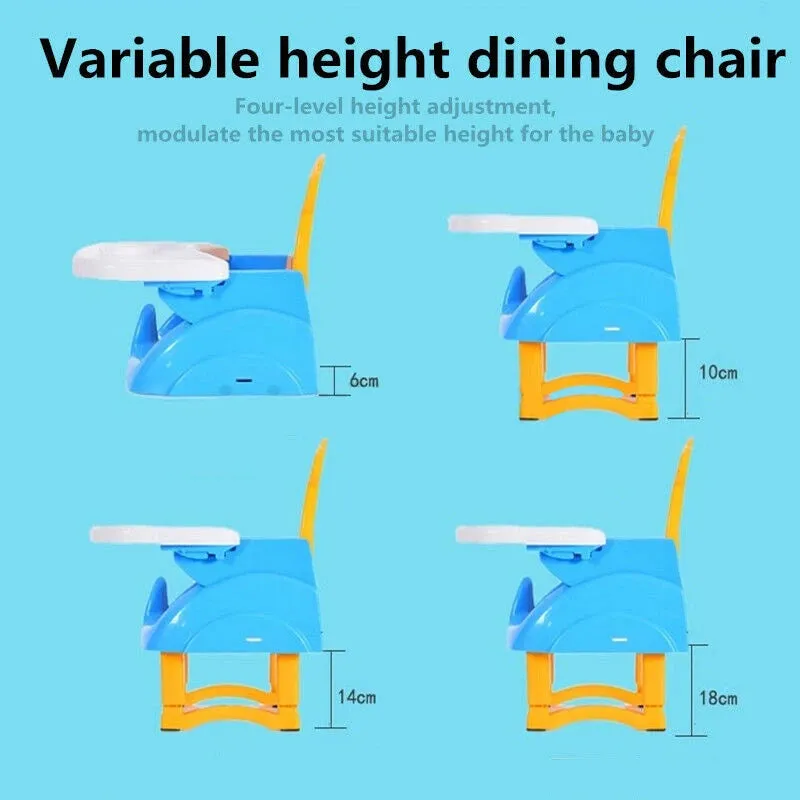 Foldable Baby Highchair Portable Kids Dining Table