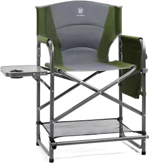 Foldable Directors Chair 400LBS Capacity, Green