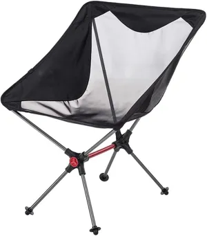 Folding Camping Outdoor Folding Chair Camping Beach Portable Simple Backrest Folding Sketching Seat Stool with Mesh Fabric Backrest Chairs Foldable(B)