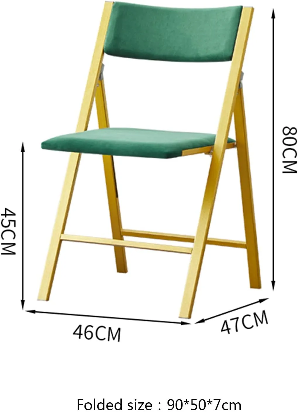Folding Chair Portable Backrest Stand Stool Leisure Home Dining Chair Simple Office Conference Chair Lazy Back Chair