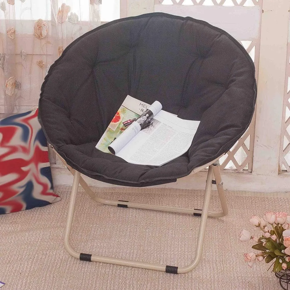 Folding Chairs Chair, Home Outdoor Large Adult Moon Chair Sun Lounger Lazy Chair Radar Chair Recliner Sofa Chair