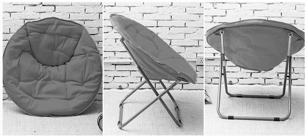 Folding Chairs Chair, Home Outdoor Large Adult Moon Chair Sun Lounger Lazy Chair Radar Chair Recliner Sofa Chair