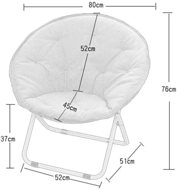 Folding Chairs Chair, Home Outdoor Large Adult Moon Chair Sun Lounger Lazy Chair Radar Chair Recliner Sofa Chair