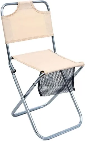 Folding Fishing Chair Aluminum Alloy Folding Chair Back Sketch Painting Chair Portable Fishing Stool Outdoor Comfort,Firm and Durable/Black/22 * 23.5 * 46.5Cm
