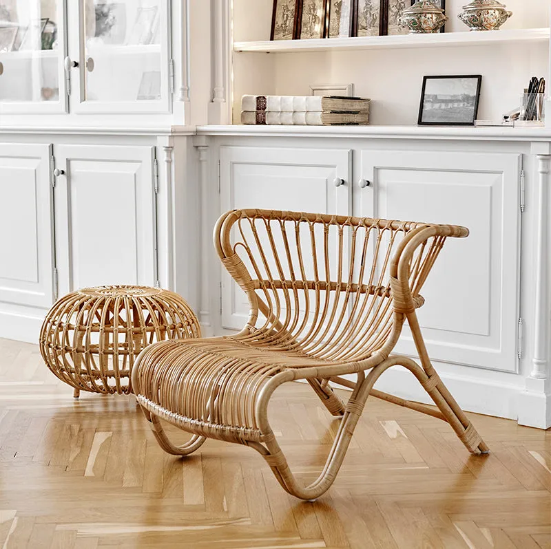 Fox Natural Rattan Lounge Chair