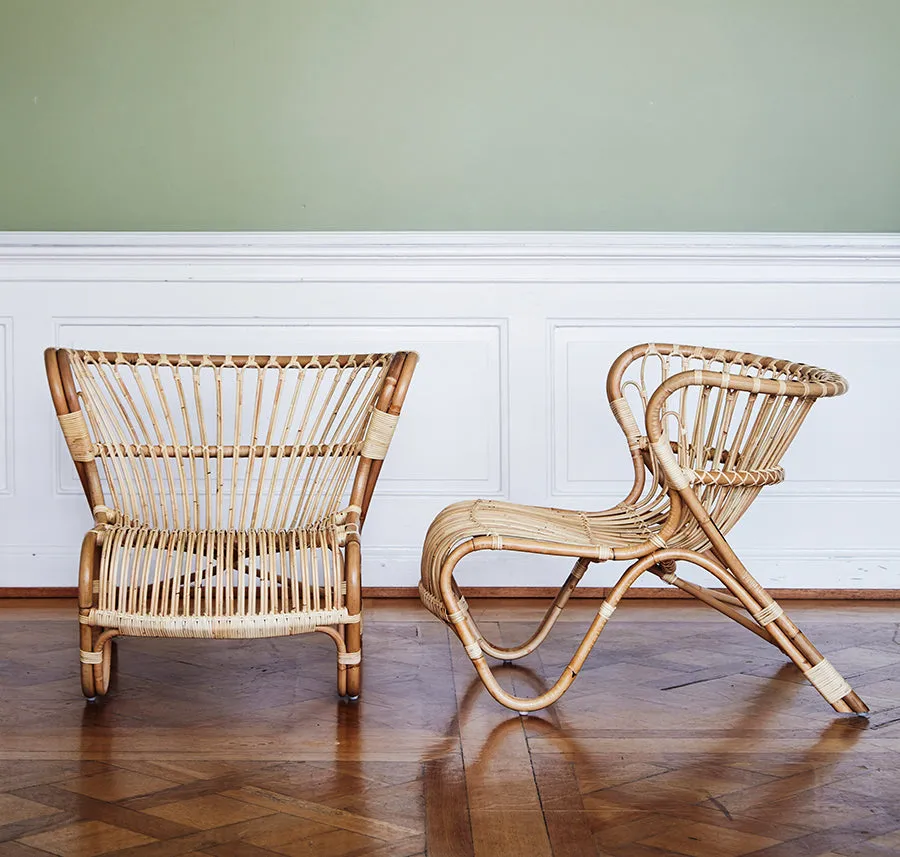 Fox Natural Rattan Lounge Chair
