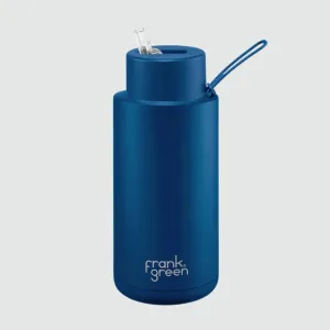 Frank Green Insulated Drink Bottle 1 Litre - Deep Ocean