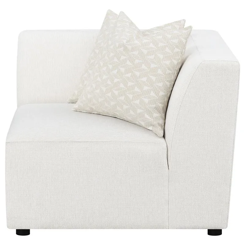 Freddie Upholstered Corner Chair Pearl - 551642