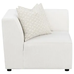 Freddie Upholstered Corner Chair Pearl - 551642