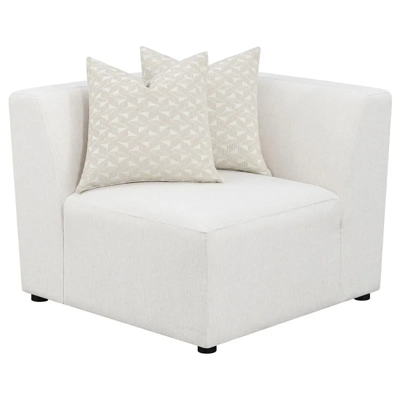 Freddie Upholstered Corner Chair Pearl - 551642