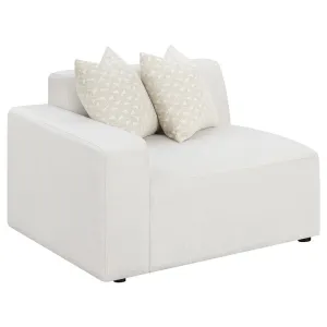 Freddie Upholstered LAF Chair Pearl - 551644LAF
