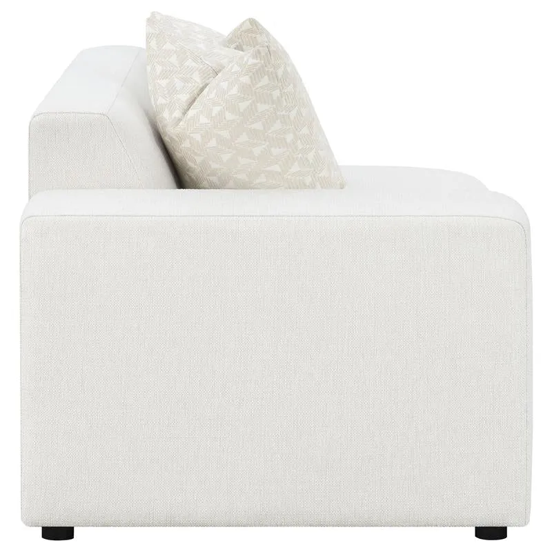 Freddie Upholstered LAF Chair Pearl - 551644LAF