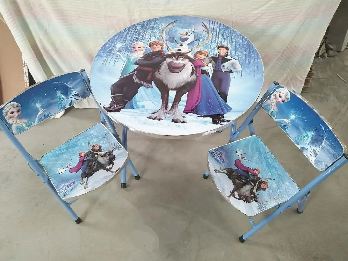 Frozen Theme Study Table 432-1-2-BLU