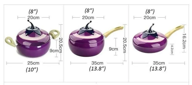 Fruit Cookware Roros (4 Colors & 3 Shapes)