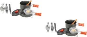 GANAZONO Outdoor Camping Pot Camping Accessories Rechargeable Gadgets Camping Kit Camping Heater Flatware Camping