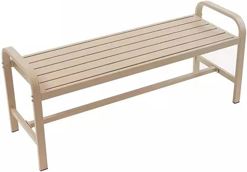 Garden Bench Park Chair Outdoor Bench Rest Bench Open-air Community Leisure Bench Outdoor Benches(Color:A)